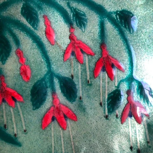 VINTAGE Plate Decorative Enamel Copper from Ireland - Picture 9 of 10